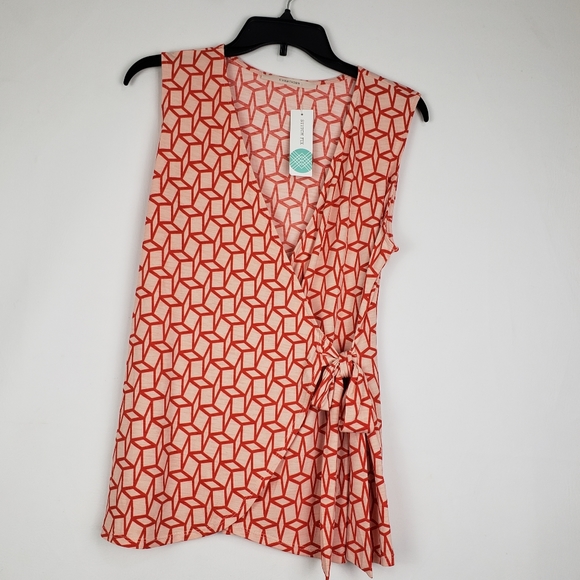 41 Hawthorn Tops - Stitch Fix 41HAWTHORN Valerie Tie Wrap Knit Top L